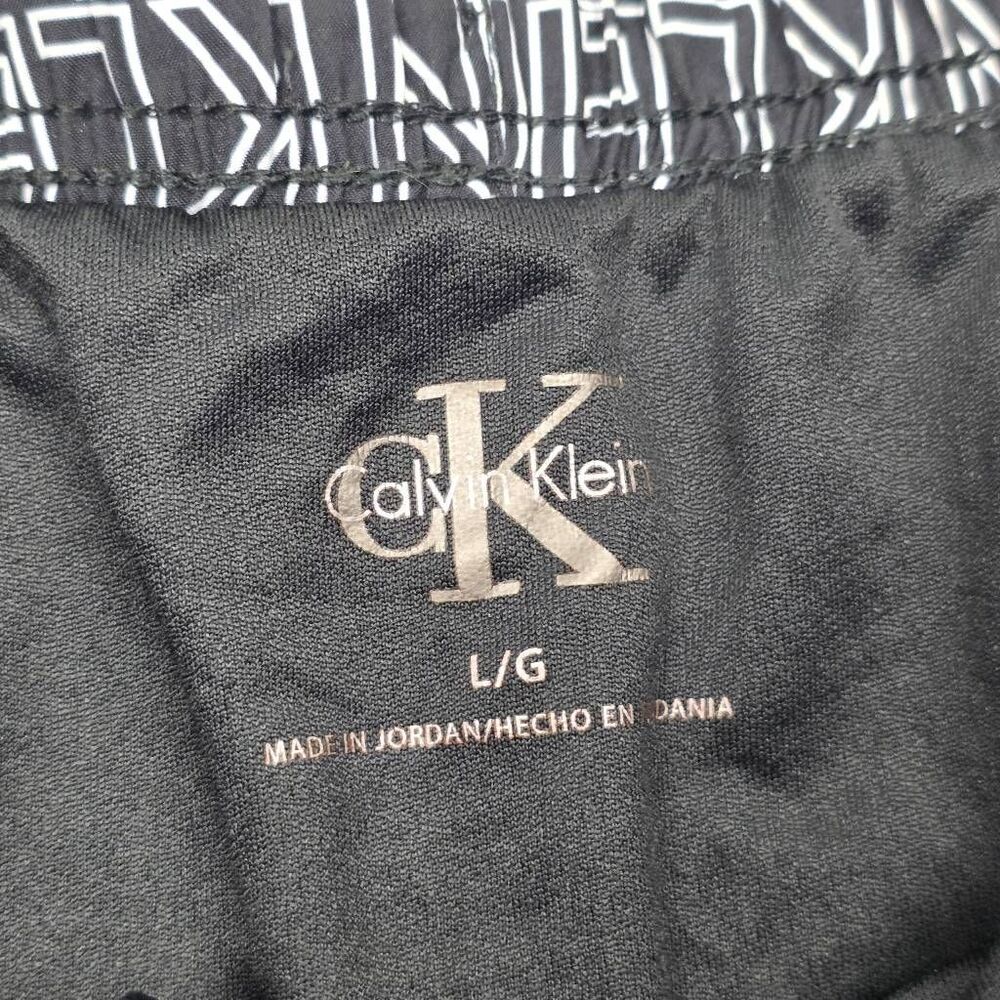 Calvin Klein Women L Athletic Shorts Logo Print - Picture 2 of 7